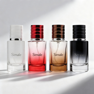 Botella de Perfume Vacía Transparente al por Mayor, 30ml 50ml 100ml, Envase de Perfume Masculino, Botella Redonda Vacía con Caja - Product Image 3
