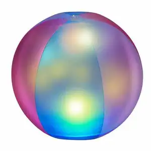 ของเล่นบอลเรืองแสงกลางแจ้งในที่มืด Light Up พอง LED พลาสติกหิมะกันน้ําของขวัญ Ball