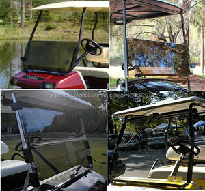 DOT Được Phê Duyệt Bán Chạy Xe Hơi Câu Lạc Bộ Xe Đẩy Golf Gấp Gọn Kính Chắn Gió Màu Acrylic - Product Image 6