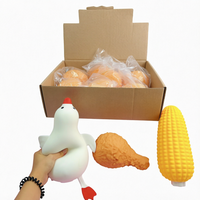 Grand jouet en caoutchouc souple à rebond lent, jouet anti-stress, forme de canard ou de poulet, pour les 14 ans et plus, marque QIXIA