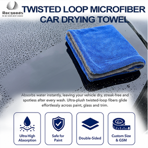 Edgeless mikrofiber 1200 1400 gsm yıkama araba bakım mikrofiber detaylandırma otomatik mikro fiber bezler temizleme bükülmüş döngü kurutma havlu - Product Image 3