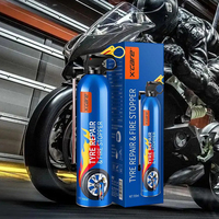 Liquide de réparation de pneus de voiture de haute qualité gonfleur mastic de crevaison de pneu plat et scellant fixe avec outil de réparation de pneu plat de paille