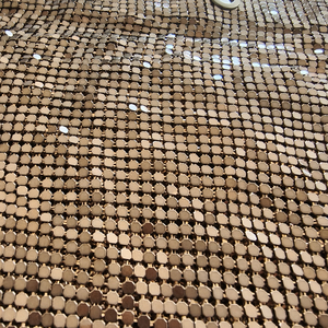 Thiết kế thời trang chất liệu kim loại sáng bóng lưới vải vải cho trang trí - Product Image 3