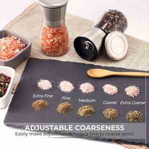 Kitchen Tools Salt <b>Pepper</b> <b>Grinder</b> Stainless Steel Ceramic Burr Electric Rechargeable Battery Powered Eco-Friendly Spice <b>Grinder</b> - Product Image 3