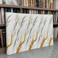 Papier peint en marbre XPE auto-adhésif avec effet d'illusion 3D, autocollant amovible pour carrelage, à coller et à décoller, pour la décoration des murs, des sols et des plafonds