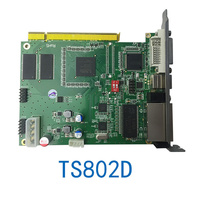 Sistema de control led de alta calidad TS802d TS802, tarjeta de envío a todo color, reemplazo de LINSN ts801d
