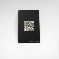Carte de membre REERFID CR80 213/215/216 avec puce NFC, en acier inoxydable 304/cuivre noir/doré, étanche, protocole ISO 14443A