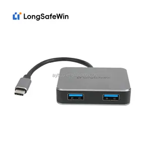 High Quality 4-in-1 Mini USB Hub Type-C USB3.0 PD Charging Adapter With Multiport Dock Station CE Certified In Stock