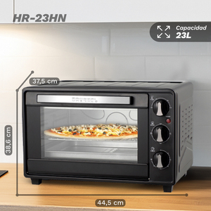 Forno Elettrico Multifunzione da Banco 23L 1600W Nero - Product Image 2