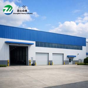 Magazzino in Struttura d'Acciaio, Officina a Installazione Rapida, Certificato CE per Uso Industriale - Product Image 1