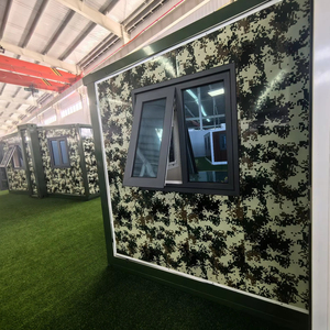 Contenedor de acero modular expandible prefabricado contemporáneo Casa Apartamento Instalación rápida Espacio temporal - Product Image 1