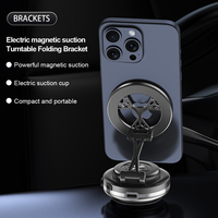 Support de téléphone portable pliable à ventouse électrique magnétique, compact et pratique, vendu directement par les fabricants