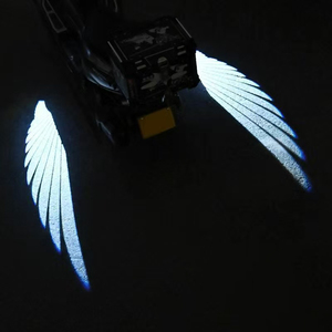 La lumière de projection d'aile d'ange LED étanche IP67 la plus populaire pour moto, vélo, voiture, SUV-<span class=keywords><strong>Accessoires</strong></span> spéciaux pour motos - Product Image 2