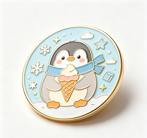 Custom Enamel Penguin Lapel <b>Pin</b> Zinc Alloy Cast Metal Brooch Soft Enamel <b>Badge</b> for Gift and Clothing - Product Image 4