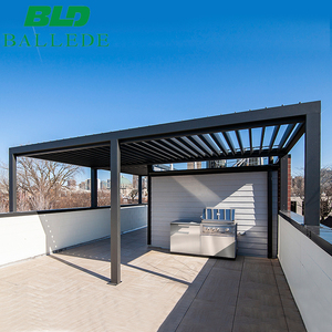 Bâche rétractable entièrement automatique, couverture de piscine, bâche en aluminium, toit rétractable, pergola - Product Image 5