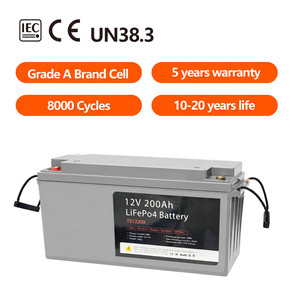 Batterie OEM ODM solaire Lifepo4 12v 100ah 200ah 300ah avec contrôle par application - Product Image 2