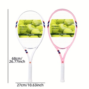 Racchetta da <span class=keywords><strong>Tennis</strong></span> <span class=keywords><strong>Pro</strong></span> POWER2.0 in Fibra di Carbonio, Leggera e Resistente, per Competizioni, Tornei e Allenamenti per Adulti - Product Image 6