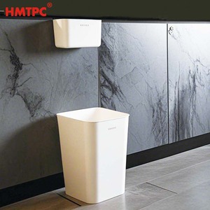 Poubelle murale HMTPC rectangulaire 4L, poubelle suspendue pour cuisine et salle de bain - Product Image 1