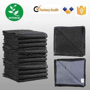 Chất lượng cao Zig Zag 72x80 "không dệt di chuyển chăn - Product Image 6