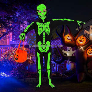 Costume d'Halloween de style nouveau 2025, vente en gros OEM, costume d'horreur Godchild, ensemble de costumes de cosplay, costume de fête, combinaison de squelette maléfique, unisexe, universel - Product Image 6