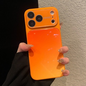 เคสโทรศัพท์แบบกระจกไล่เฉดสีใหม่สำหรับ iPhone 17 13 14 15 16 Pro Max พร้อมฟิล์มเลนส์กล้อง ปุ่มสัมผัส ป้องกันการกระแทก - Product Image 5