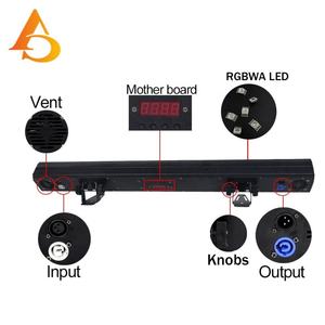 Iluminación de Escenario con Control por Segmentos RGBWA 5 en 1, Barra de Píxeles LED de 18 Piezas y 12 W para Pared - Product Image 4