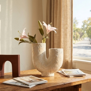 Minimalismo <span class=keywords><strong>design</strong></span> da tavolo bianco <span class=keywords><strong>in</strong></span> calcestruzzo vaso di fiori decorazione di nozze centrotavola vaso <span class=keywords><strong>in</strong></span> ceramica per la decorazione della casa - Product Image 2