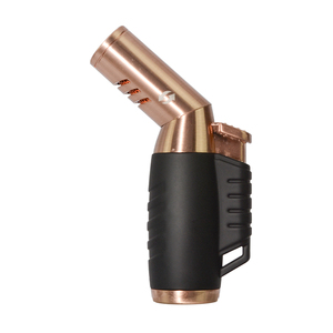 2025 Hot Sale Jobon Triple Flames Custom Logos Remove Nozzle Slant <b>Torch</b> Lighter for Wholesale - Product Image 1