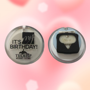 Broches LED brillantes Personalizables: forma de corazón/Estrella/círculo con logotipo y opciones de color claro para eventos promocionales - Product Image 6