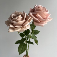 W-A0309 Nouveau design, roses artificielles de haute qualité au toucher réel, grandes fleurs artificielles au toucher réel pour mariage