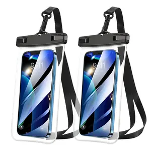 Evrensel su geçirmez cep telefonu taşıma çantası su spor out TPU telefon kılıfı IPX8 yüzen cep telefonu kılıfı kuru çanta