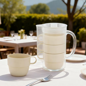 बच्चों के लिए 5 पैक अनब्रेकेबल टेलर केटल कप सेट, पानी के लिए डिशवॉशर कॉफी मग के रस के लिए डिशवॉशर कॉफी मग - Product Image 2