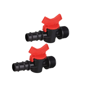 16pe Plastic Pipe 6 Points External Thread Bypass Valve Greenhouse <strong>Drip</strong> <strong>Irrigation</strong> Agricultural Gardening Ball Valve Switchable - Product Image 3