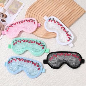 Masque oculaire réutilisable en PVC pour thérapie thermique – Coussin chauffant/refroidissant à billes de gel pour les poches et les cernes – Masque de sommeil ajustable - Product Image 3