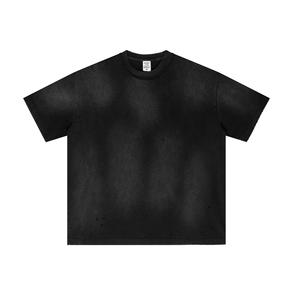 Camiseta de Manga Corta para Hombre, Color Sólido, Estilo Hip Hop, 100% Algodón, 220 Gramos, Corte Regular, Suave, para Verano, con Logotipo Personalizado - Product Image 1