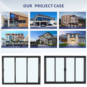 NFRC Portes patio résidentielles coulissantes en bois et aluminium à coupure thermique <span class=keywords><strong>Porte</strong></span> <span class=keywords><strong>coulissante</strong></span> intérieure en aluminium Portes coulissantes en verre - Product Image 6