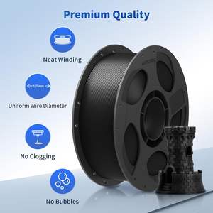 Filamento para Impresora 3D Anycubic PLA, 1.75mm, 1kg, Bobina Reutilizable, Color Negro, Precisión Dimensional de ±0.02mm - Product Image 2