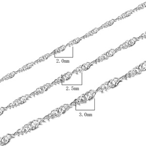 Collar de Moda en Capas, Plata Tibetana, Cadena de 2.0mm 2.5mm 3.0mm, Diseño Geométrico, Colgante Unisex para Clavícula, CE497 - Product Image 1