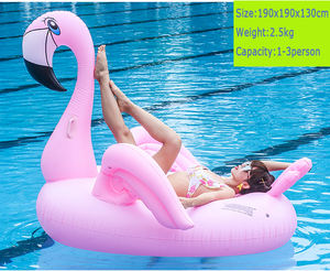 Flotador inflable para piscina, tumbona acuática para adultos, balsa portátil para nadar, flotador de flamenco para montar en la piscina para el verano - Product Image 4