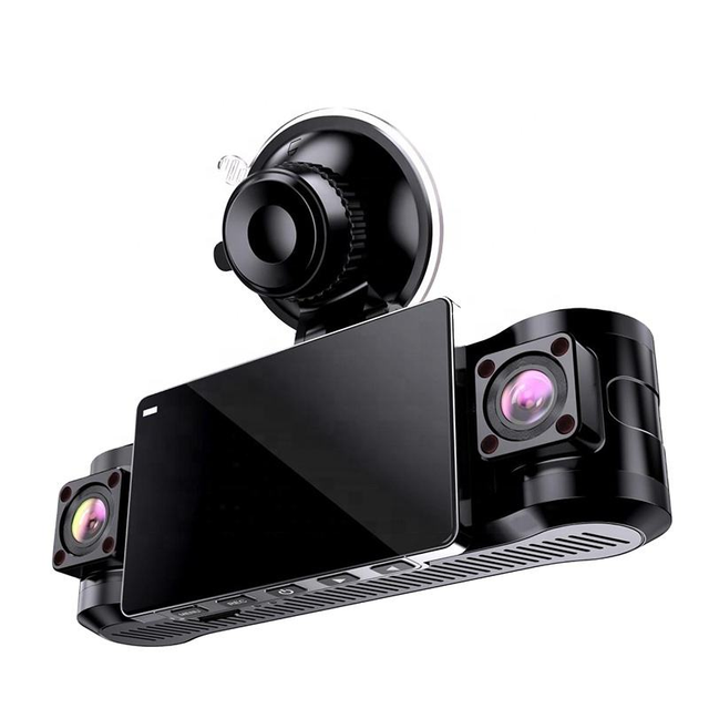 2026 New Year Popular UHD 2K + 720P +720P +720P 4 Lens Night Vision WIFI Car Dashcam Car Black Box Video Recorder 360° Degree