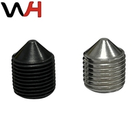 Vente en gros M12 * 10 12.9 GB78 Jeu de fixations en acier allié Pièce CNC OEM Vis à six pans creux en métal industriel personnalisées Boulons à pointe conique