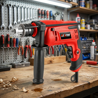 Bor Impak Listrik 600W 0-3000rpm Kecepatan Variabel Chuck Logam Gagang Samping 13mm Beton 25mm Kayu 10mm Baja Bersertifikasi CE GS