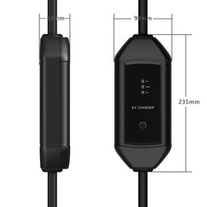 Pengisi Daya Mobil Ev Energi Baru Stasiun Pengisian Ev Portabel dengan Colokan Cee Biru 32a 7kw 5 Meter - Product Image 3