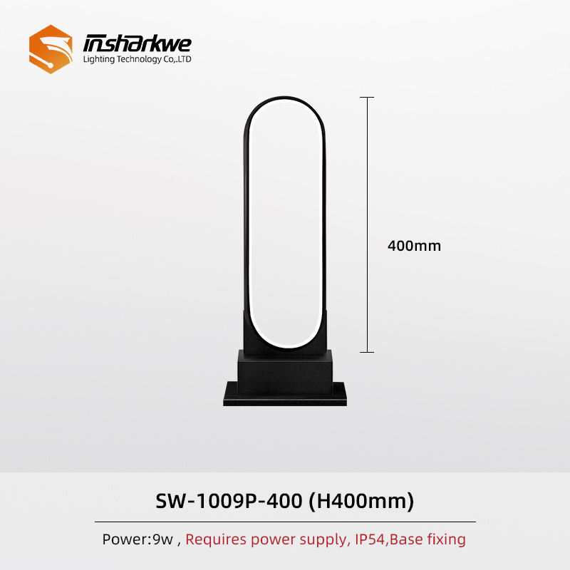 LED Elliptical Garden Lights 9W (H400mm)