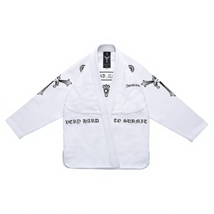 Kimono de Jiu Jitsu Brasileño de la Mejor Calidad, Tejido Black Pearl, con Parches Bordados Personalizados, para Entrenamiento y Competencia - Product Image 5