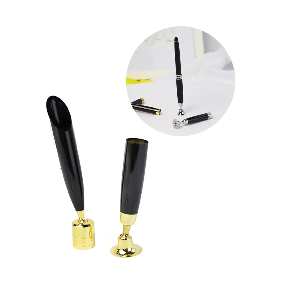 Fabriek Groothandel Custom Zwart Sliver Goud Kantoor Pen Display Stand Pen Houder Voor Bureau