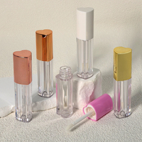 Nouveau Flacon Vide en Plastique Transparent Personnalisé 3g pour Rouge à Lèvres Liquide, Masque Lèvres, Brillant à Lèvres, Contenant Cosmétique