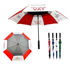 ร่มกอล์ฟแบบตรงกันฝนได้ แข็งแรงพิเศษ กันน้ำได้ดี - Product Image 1