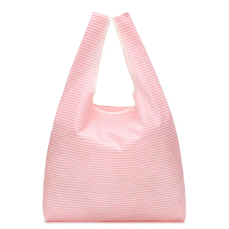 Fabrika özel pamuk alışveriş çantası tote katlanabilir alışveriş tuval iç naylon katlanabilir kullanımlık alışveriş çantası