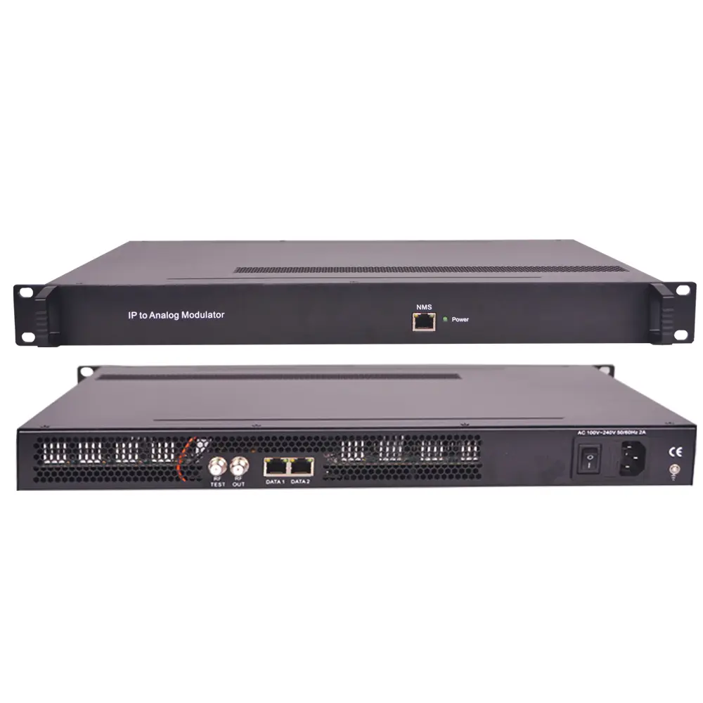 CATV 1U NTSC PAL 32 in 1 IP to RF Analog Modulator